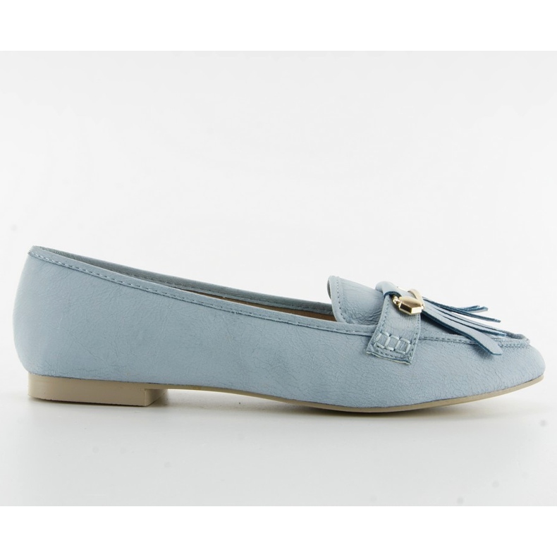 Moccasins in the style of vintage 3052 blue