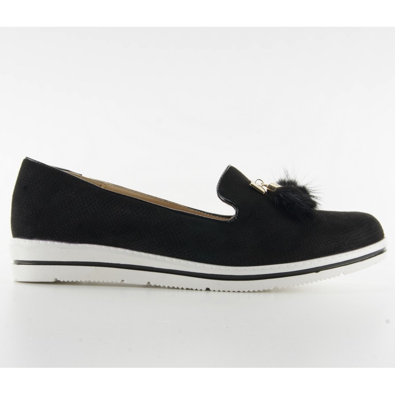 Loafers with tassel DM21P black