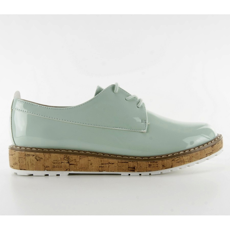 Loafers with a leather interior 7153 Blue