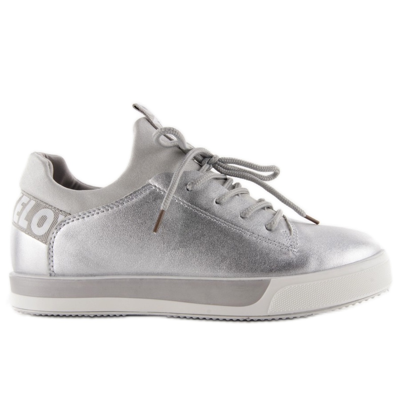 Mochino NB80p silver sneakers grey