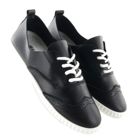 S10 black oxford sneakers soft