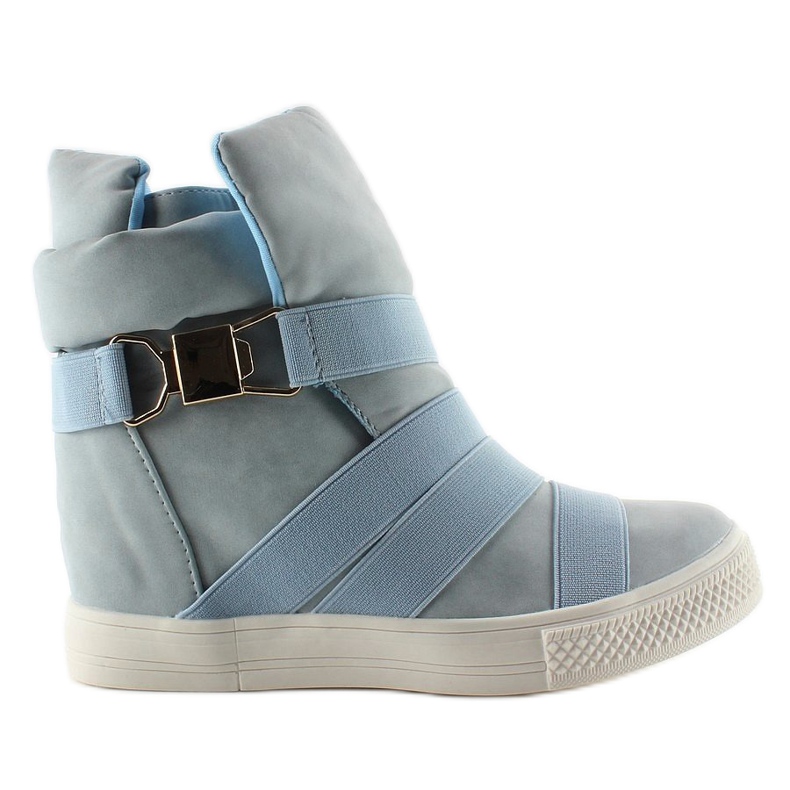 Sneakers with rubber stripes AF24 Blue