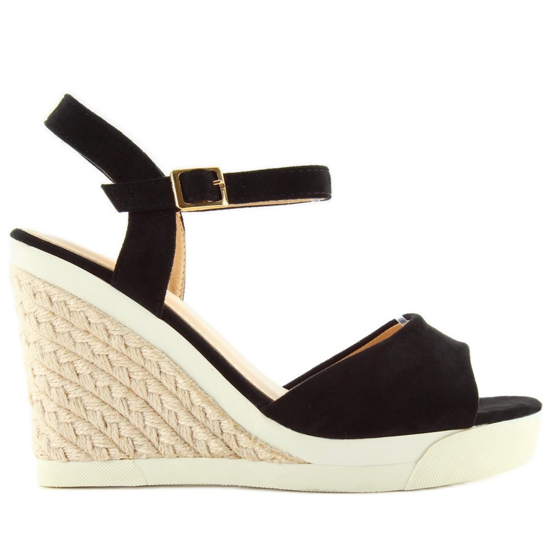 Sports wedge sandals at-0605-l black Sports wedge sandals at-0605-l black