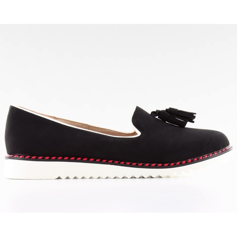 Lordsy loafers with trim 9014 Black