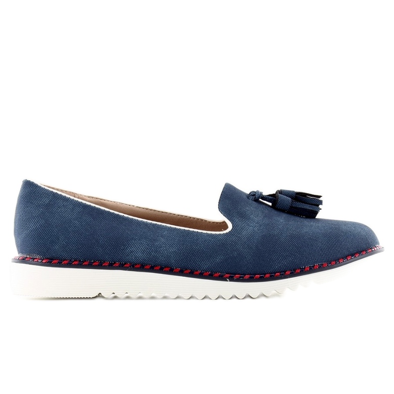 Lordsy loafers with trimming 9014 D. blue