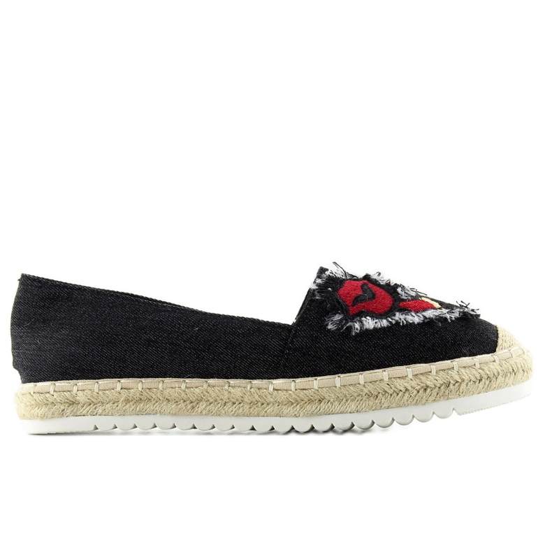 Espadrilles with f169-28 black patches