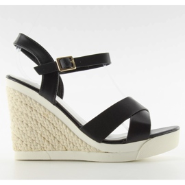 Sandals wedges sports sole black Sandals wedges sports sole black
