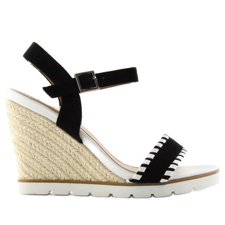 Espadrilles, Wedge Sandals Bl-6240 black