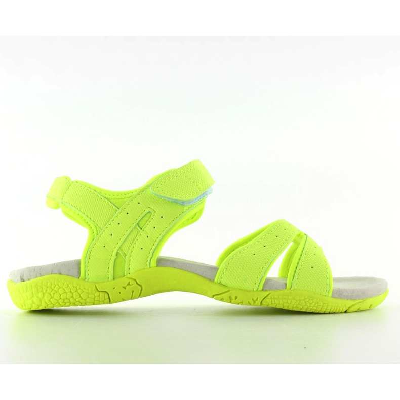 Sports sandals NEON / GREEN yellow