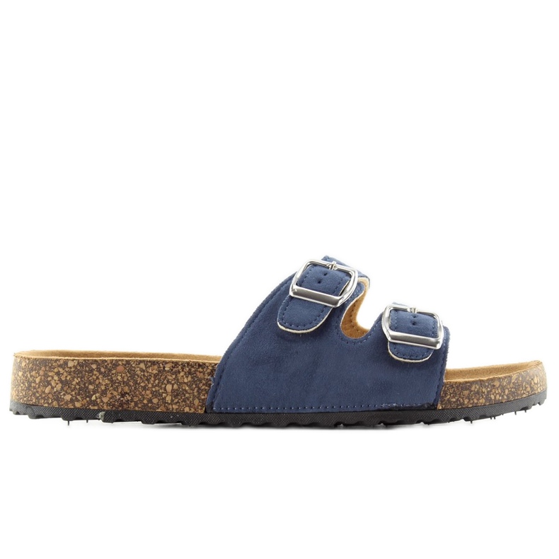 G139 blue cork slippers