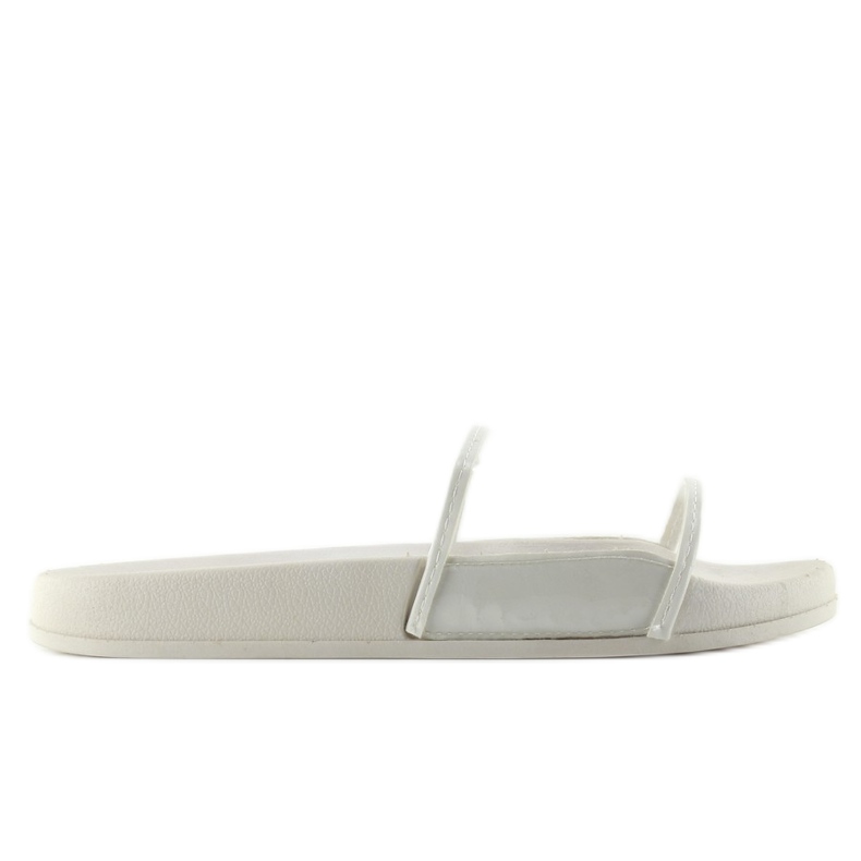 Slippers With Transparent Stripe Ts168-6 white