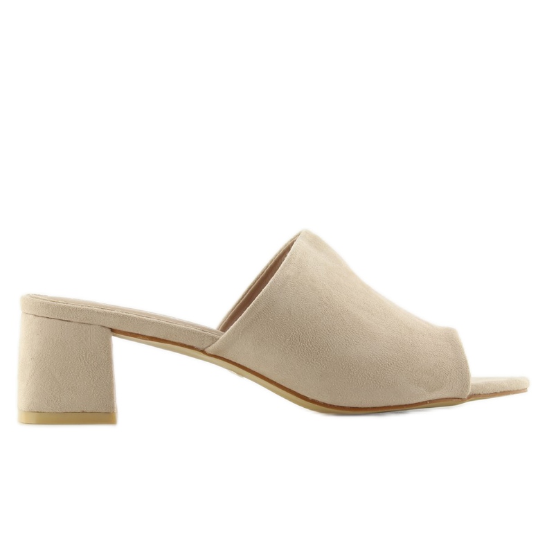 Suede high heels BL212 Beige