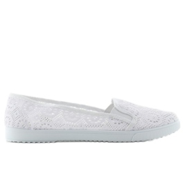 Lace slipons qf-09p white