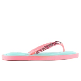 Flip-flops on a pillow pt93 Pink blue Flip-flops on a pillow pt93 Pink blue