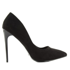 Classic pumps on a stiletto heel b3968j-pb Black