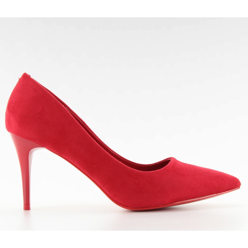 Stilettos on a comfortable heel LL-88p Red