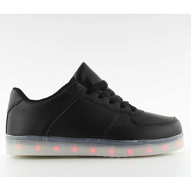 Shoes with LEDs Q-3 Black