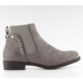 Suede boots with F175 Gray studs grey Suede boots with F175 Gray studs grey