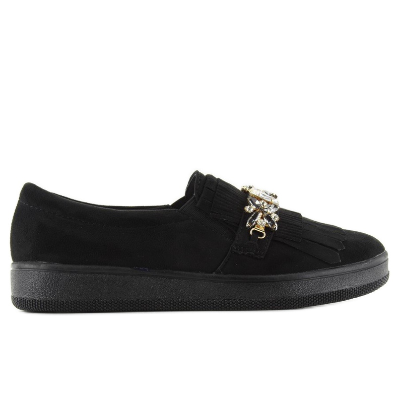 Slipons on a pearl sole t277p Black