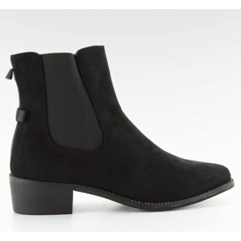 Slender Chelsea boots with a bow M270 black