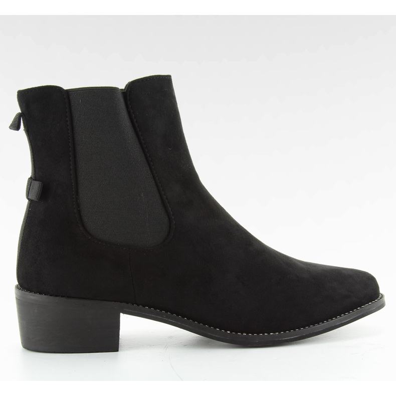 Slender Chelsea boots with a bow M270 black