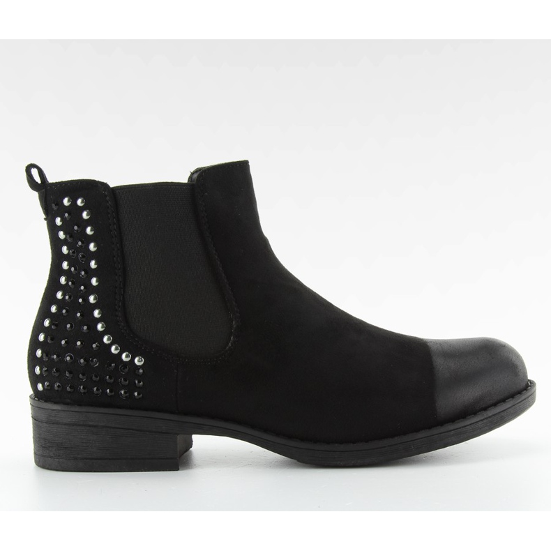 JAX3251 black Jodhpur boots with studs