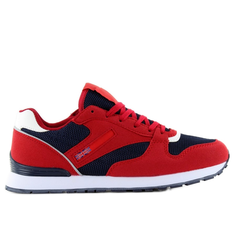 D81 RED / NAVY super comfortable sports shoes