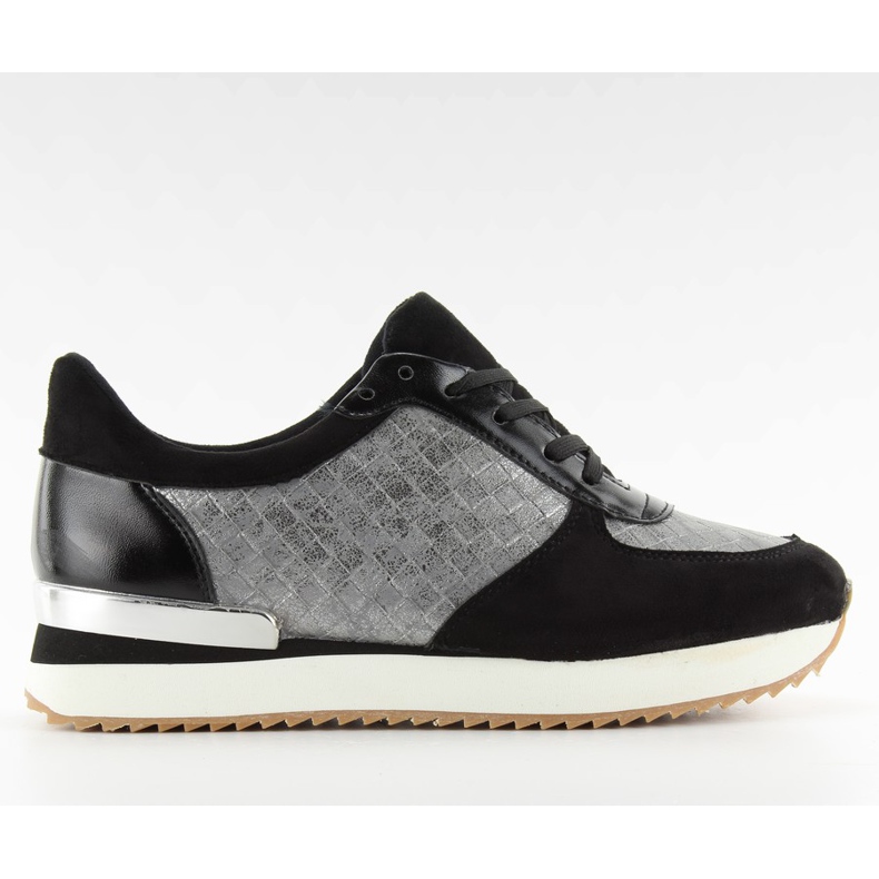 High-soled sports shoes bs072 Black