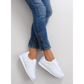 Light 8847 white sports shoes