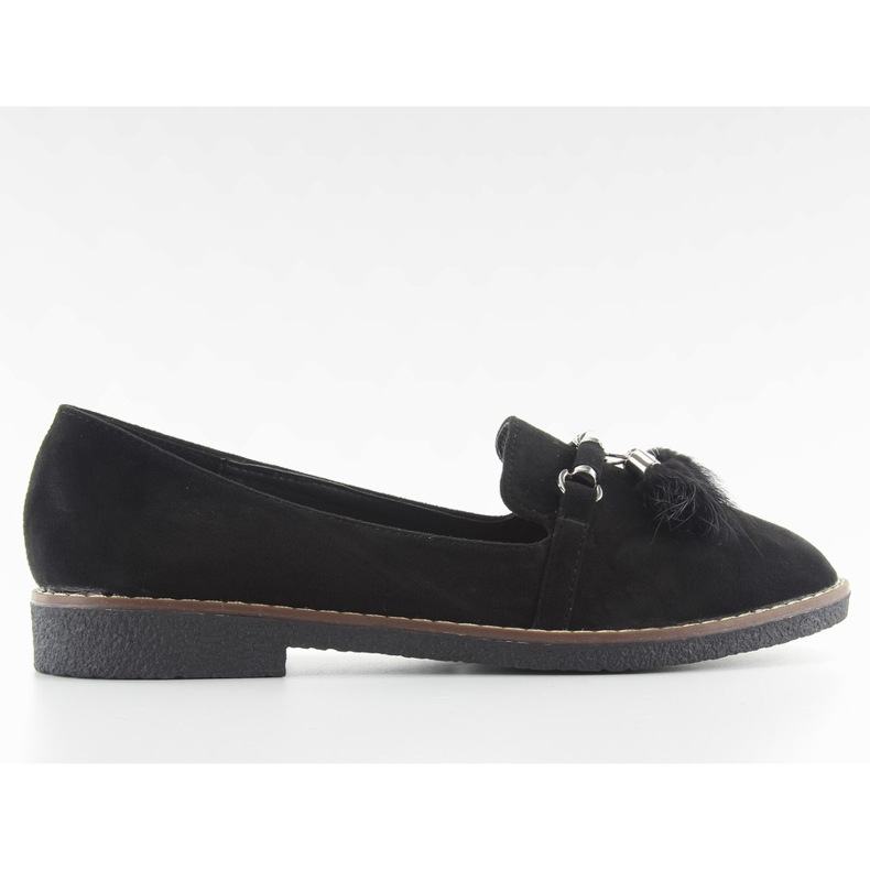 Women's loafers lords JH52p black