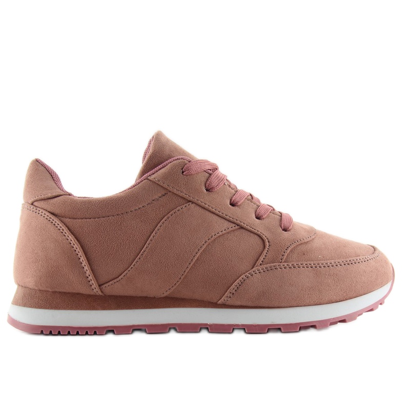 BL111 pink suede sports shoes