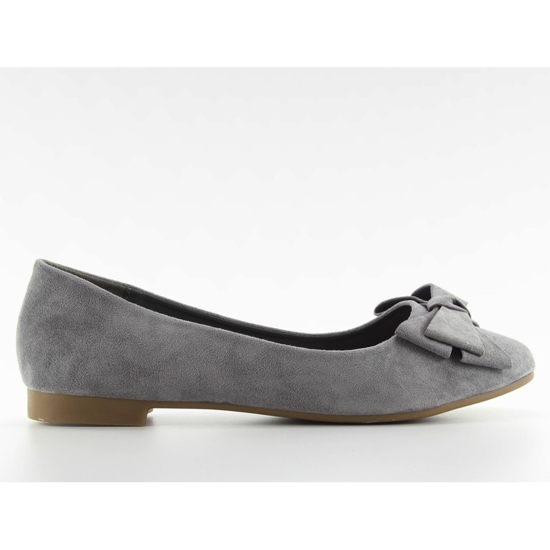 Women's ballerinas suede t291p gray grey Women's ballerinas suede t291p gray grey