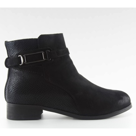 Suede Jodhpur boots W148 black