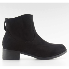 Black Jodhpur boots suede black w117 black