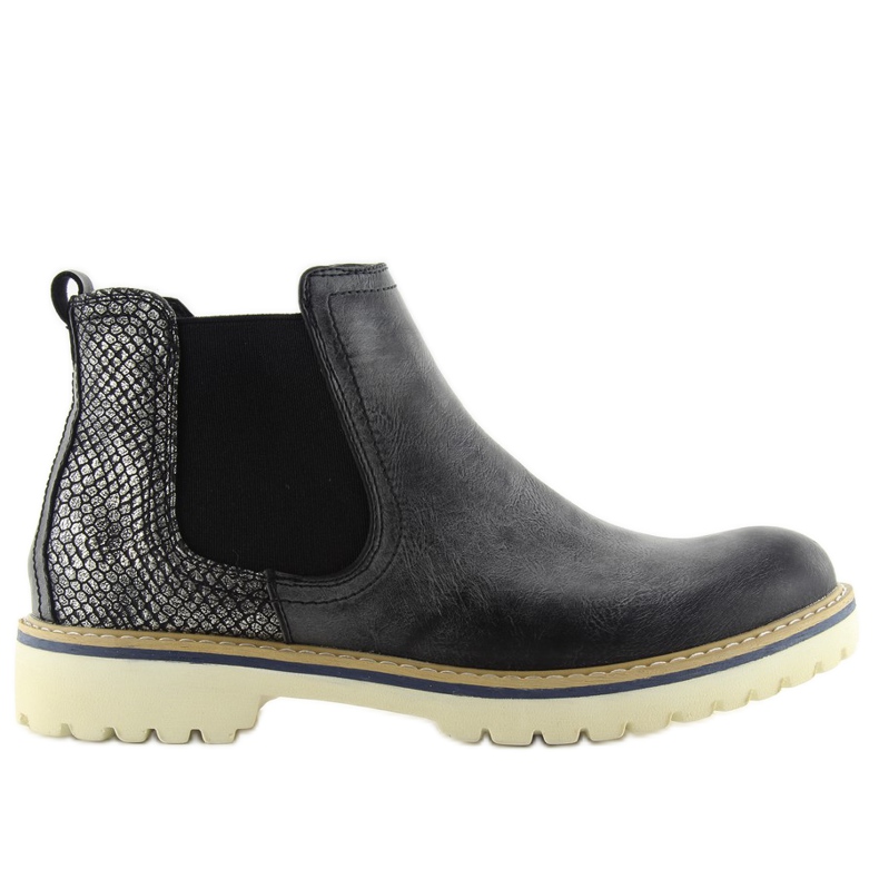 Jodhpur boots in a sporty style 857-Pa black