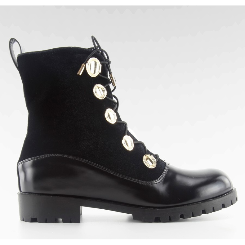 Velor workers with buttons R113p black