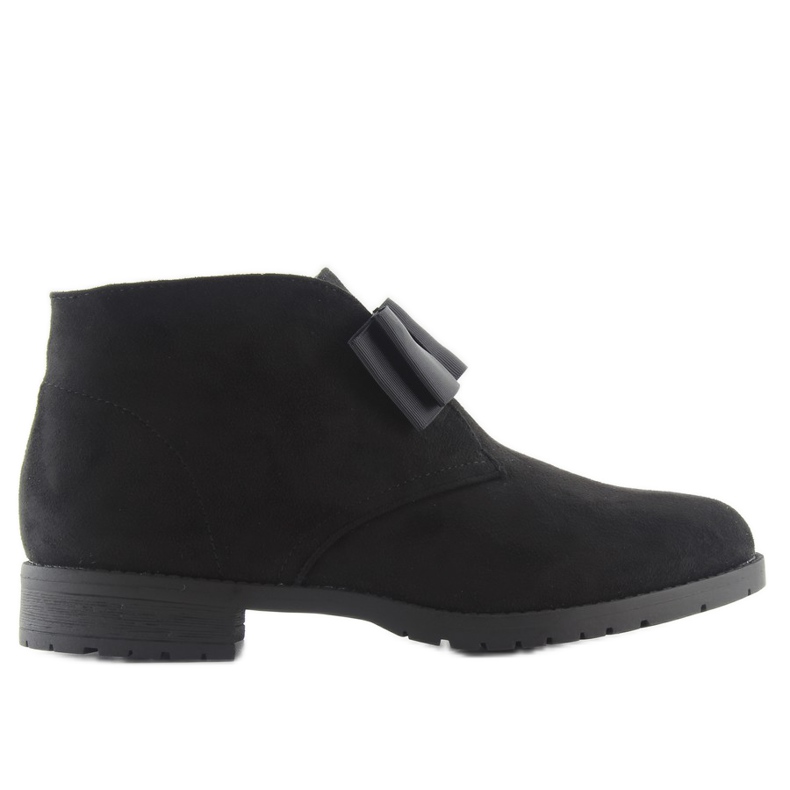 Women's Chelsea Boots With Bow C-7117 Black