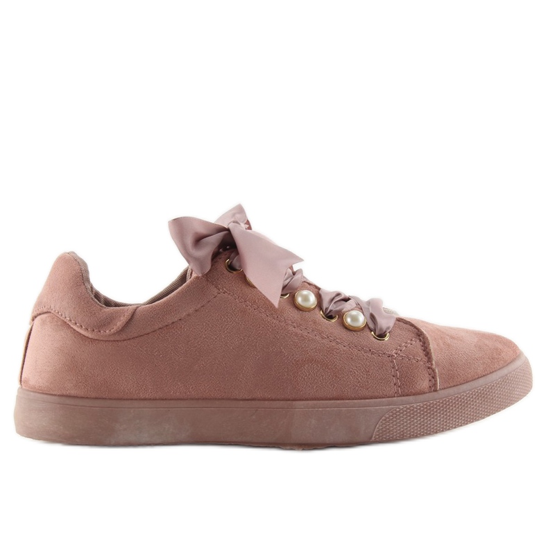 Sneakers With Pearls Tr02 Pink white