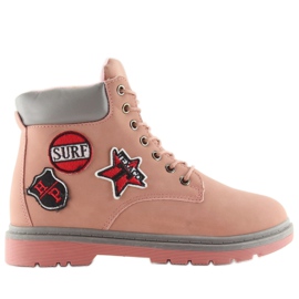 Timberki Women's Pink Patches Xy-19