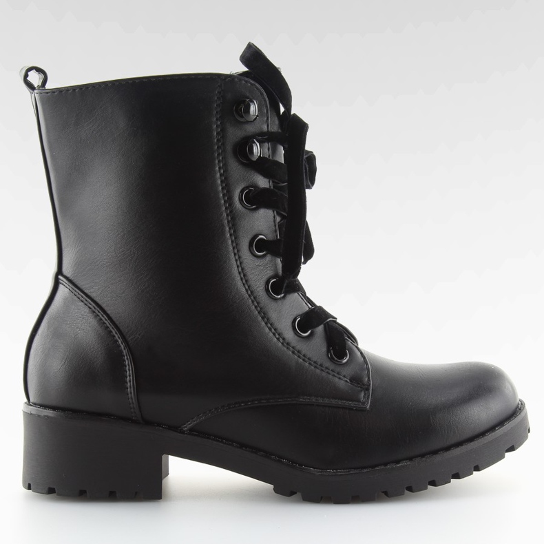 Black carbon boots AB02-35 black