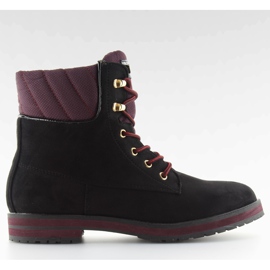 Black Suede women's Timber boots WD38 Black