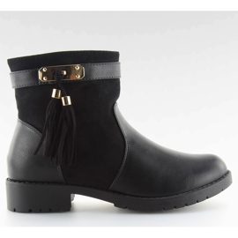 Black women's boots Y8567 black