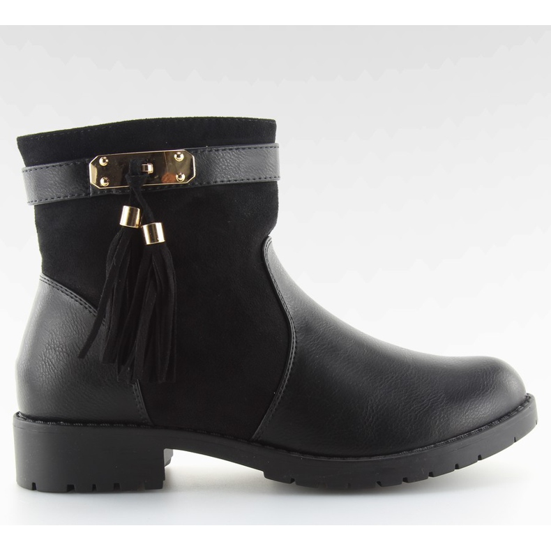 Black women's boots Y8567 black