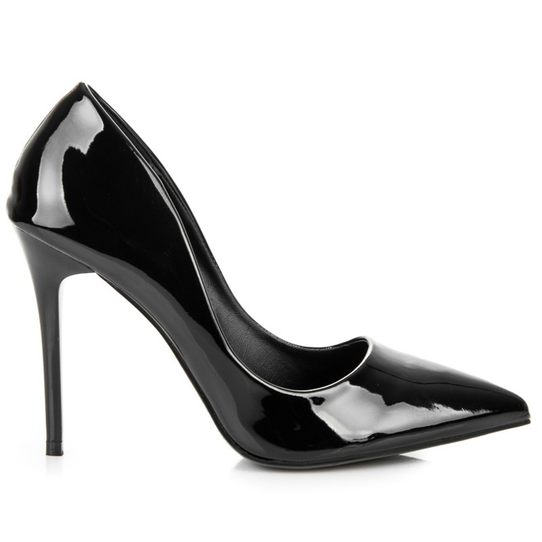 Seastar Black lacquered heels