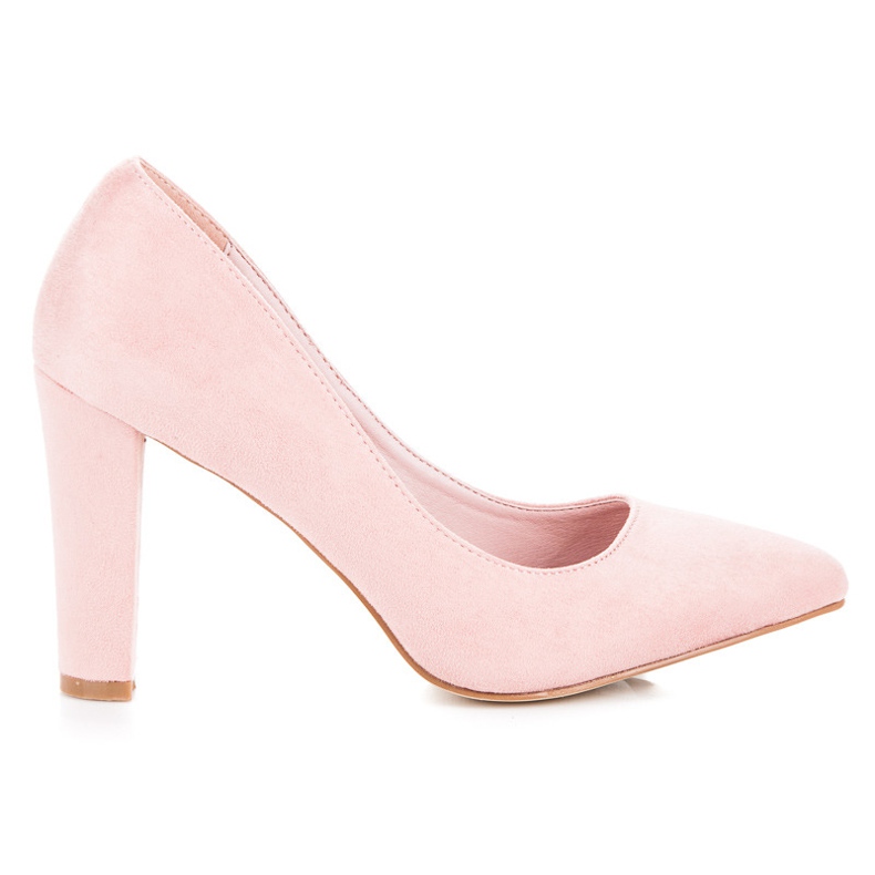 Yes Mile Suede Pumps pink