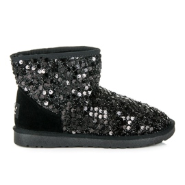 Torna Mukluki with sequins black Torna Mukluki with sequins black