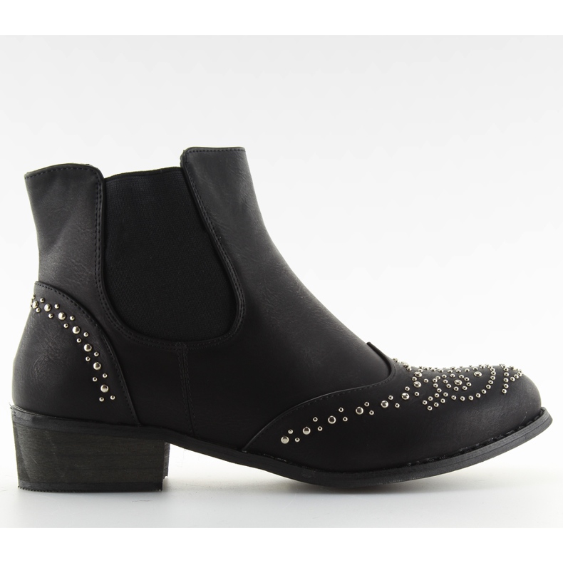 Black Women's Chelsea boots with studs Black Women's Chelsea boots with studs