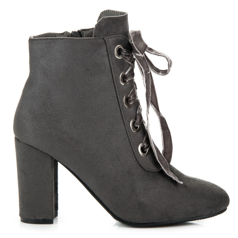 Bestelle Elegant tied boots grey