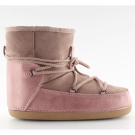 Moon pink snow boots HW9500 pink