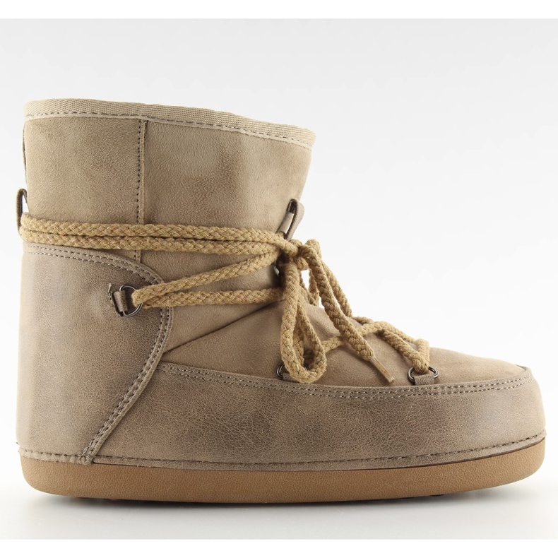 Beige moon snow boots HW9500 beige